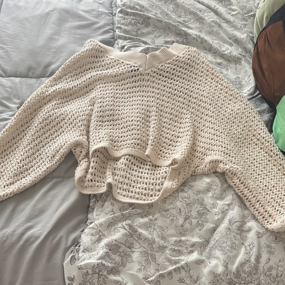 Wild Fable Beige Knit Sweater